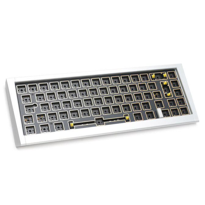 Ducky Outlaw 65 Gaming-Tastatur, Barebone - silber (ISO) image number 1