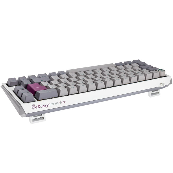 Ducky One 3 Mist Grey SF Gaming Tastatur, RGB LED - MX-Blue image number 2