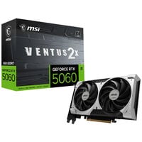 MSI GeForce RTX 5060 8G Ventus 2X OC V1 Grafikkarte, 8192 MB GDDR7