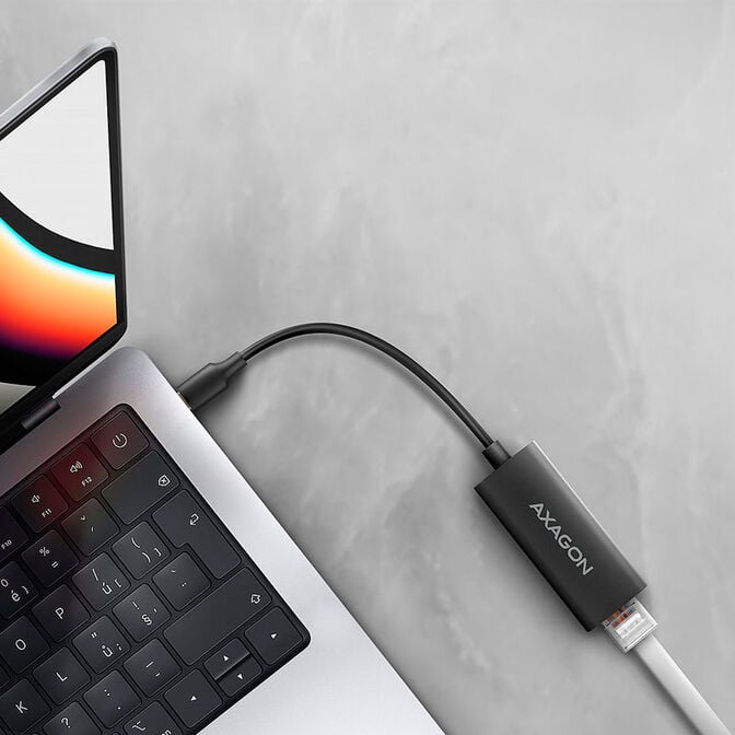 AXAGON ADE-ARC USB-C 3.2 Gen 1 - Gigabit Ethernet 10/100/1000 Adapter image number 4