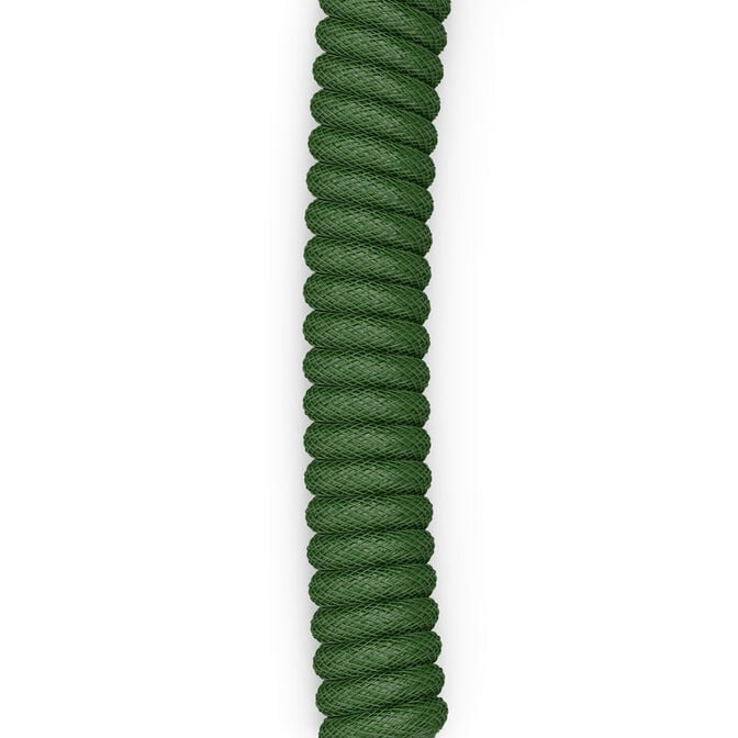 Glorious Coiled Cable Forest Green, USB-C to USB-A - 1,37m, green image number 4