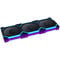 Lian Li UNI FAN SL FLEX Wireless PWM-L&uuml;fter, ARGB, Unendlichkeitsspiegel - Reverse Blade, 120mm, schwarz, 3er-Pack mit Controller