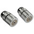 Bitspower Touchaqua Wasserauslass G1/4 Zoll AG - 2er-Pack, silber image number null