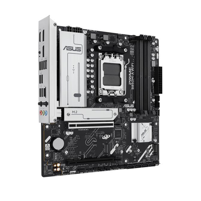 ASUS PRIME B850M-A WiFi Motherboard, Socket AM5, AMD B850, ATX, DDR5 image number 2
