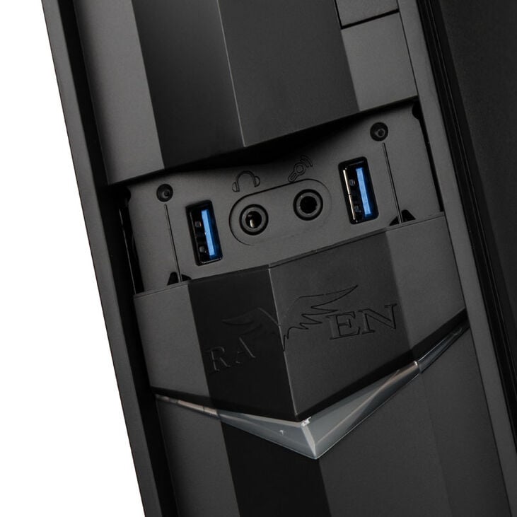SilverStone SST-RVZ02B-W Raven HTPC Case - Black image number 6