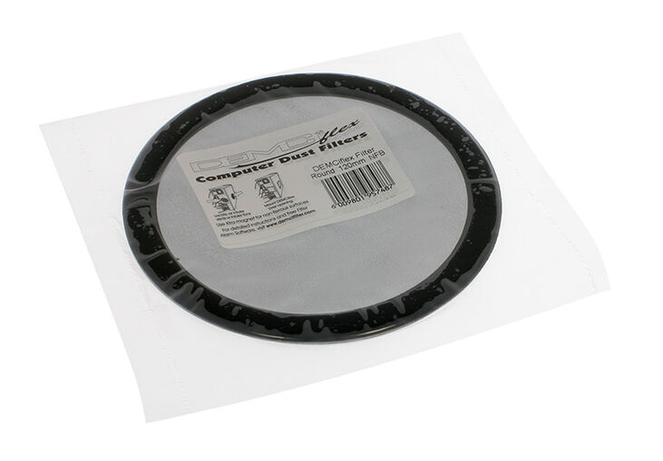 DEMCiflex Staubfilter 120mm, rund - schwarz/schwarz image number 2