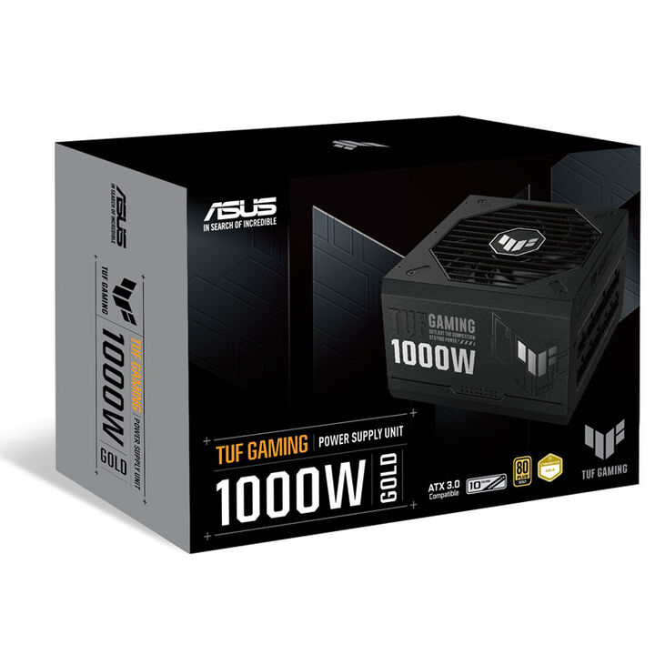 ASUS TUF Gaming 1000W Gold 80 PLUS Gold Netzteil, modular - 1000 Watt image number 9