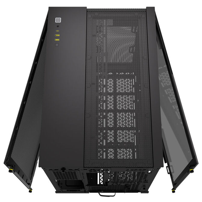 Corsair 250D Airflow Micro-ATX Case, Tempered Glass - black image number 5