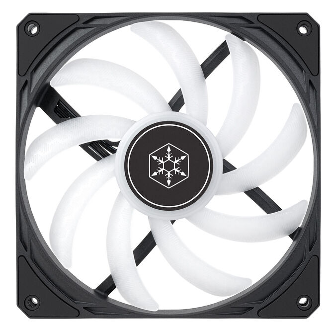 SilverStone SST-AS140B-ARGB Air Slimmer 140 PWM L&uuml;fter - schwarz image number 1