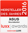 Hardwareluxx - Hersteller der Jahres 2016 ASUS Soundkarten