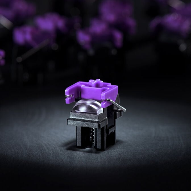 Razer Huntsman Mini Black Gaming Keyboard, Clicky Purple optical - black image number 7