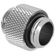 Barrow Adapter gerade G1/4 Zoll AG auf G1/4 Zoll AG - 10mm, wei&szlig;-silber image number null