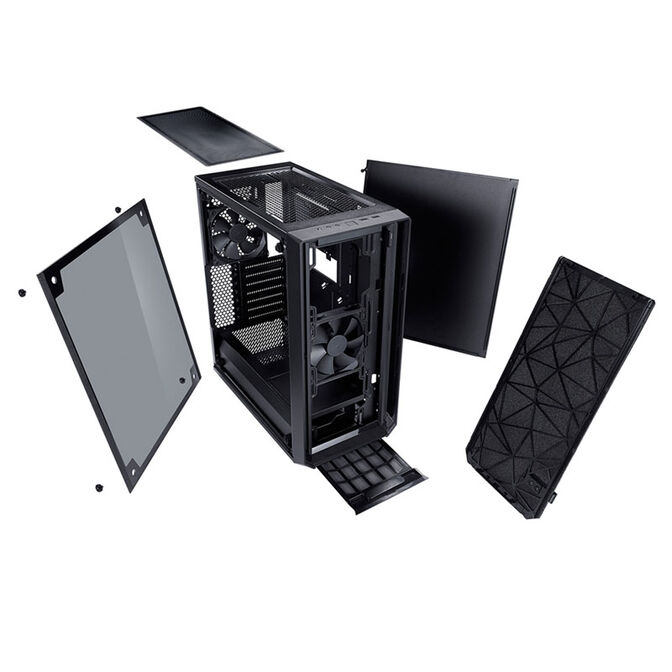 Fractal Design Meshify C Midi-Tower Dark, Tempered Glass, schwarz image number 9