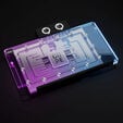 Alphacool Core GeForce RTX 5080 and 5070 Ti TUF GPU Water Cooling, ARGB, with Backplate - Acrylic image number null
