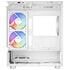 Aerocool Viewport Mini PC case, Mini Tower, Micro-ATX, RGB, Tempered Glass - white image number null