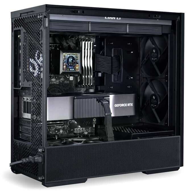 Lian Li LANCOOL 207 Digital PC Case, Mid Tower, ATX, Tempered Glass - Blac image number 11
