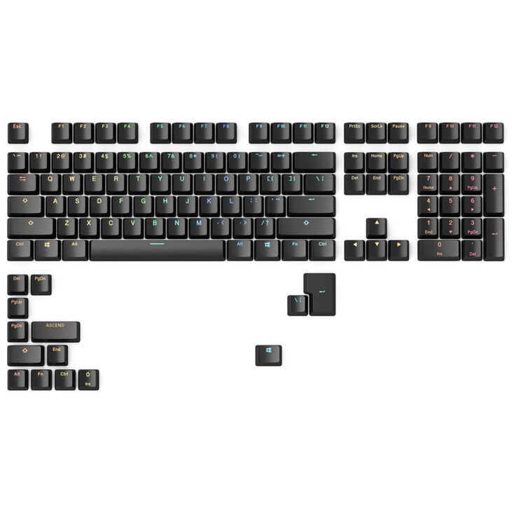 Glorious GMMK ABS Doubleshot V2 US Base Kit - Black image number 0