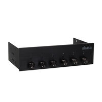 Akasa 5,25 Zoll FC.Six Fan-Controller - schwarz