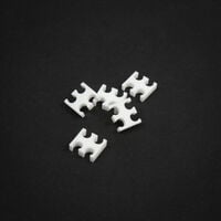 King Mod Service 4-Slot Cable Comb 3mm small - white - set of 5