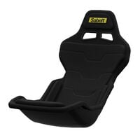 Sabelt SRP-1 Simracing-Sitz, Glasfaser-Schale, Formel-Design, gepolstert - deep black