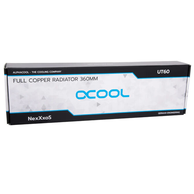 Alphacool NexXxoS UT60 Full Copper Dual-Flow Radiator &ndash; 360mm, schwarz image number 6