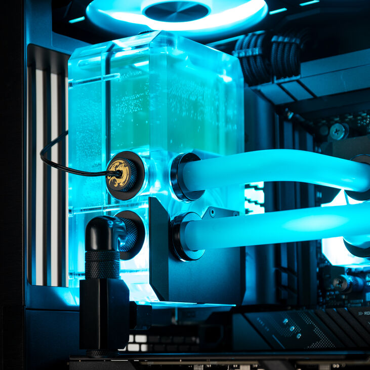 Gaming PC Ionic Flow Elite, AMD Ryzen 7 9800X3D, NVIDIA GeForce RTX 5080 - Custom Wasserkühlung image number 6