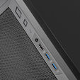 SilverStone Fara R311 Micro-ATX case - black image number null