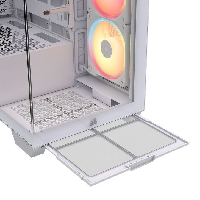 Corsair 3500X LX-R PC-Geh&auml;use, Midi-Tower, E-ATX, RGB, Tempered Glass - wei&szlig; image number 16