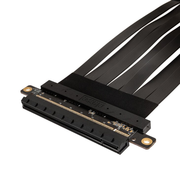 Akasa Riser Black X2 Mark IV, Premium PCIe 4.0 x16 Riser-Kabel, 20 cm - schwarz image number 3