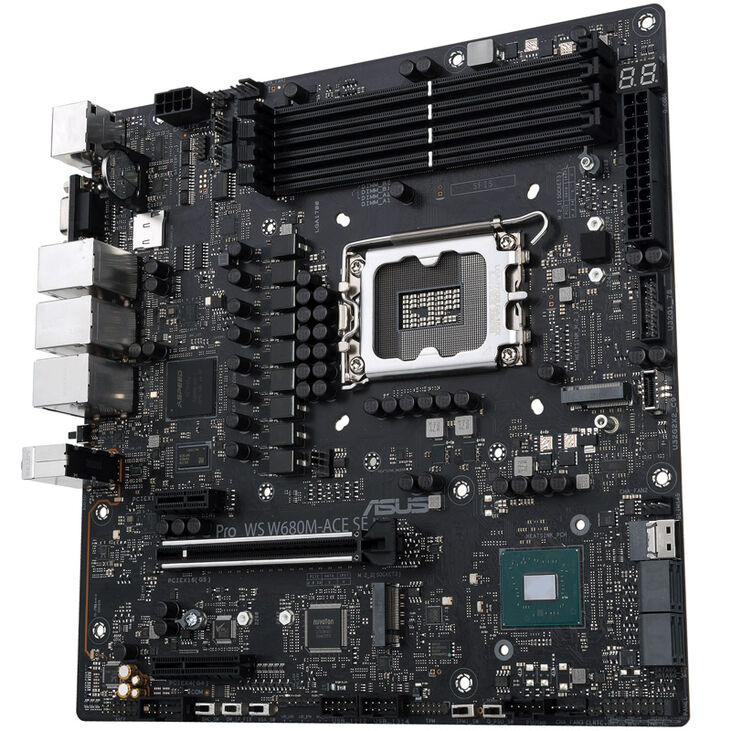 ASUS Pro WS W680M-ACE SE, Intel W680 motherboard, LGA1700 socket, DDR5 image number 8