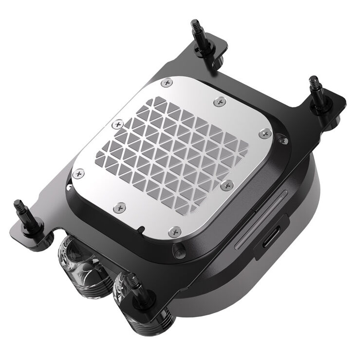 Corsair Hydro X Series XC7 RGB Elite LCD CPU Water Block LGA 1700, AM4 / AM5 - black image number 2