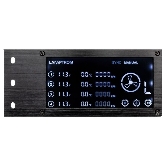 Lamptron RW460 Control for Water Cooling Systems - black image number 1