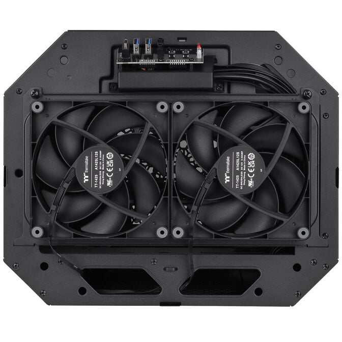 Thermaltake The Tower 300 PC-Geh&auml;use, Mini-Geh&auml;use, mATX, Tempered Glass - inklusive 2x 140-mm-L&uuml;fter, schwarz image number 20