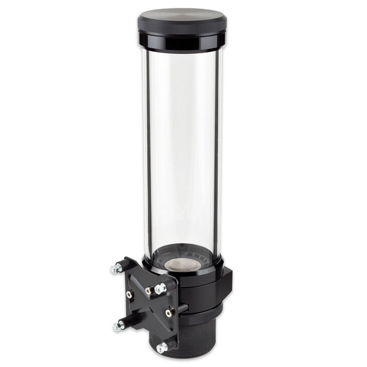 aqua computer ULTITUBE D5 200 reservoir with D5 PWM pump image number 1