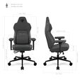 ThunderX3 CORE Smart Ergonomischer Gaming Stuhl - Loft Dunkelgrau image number null