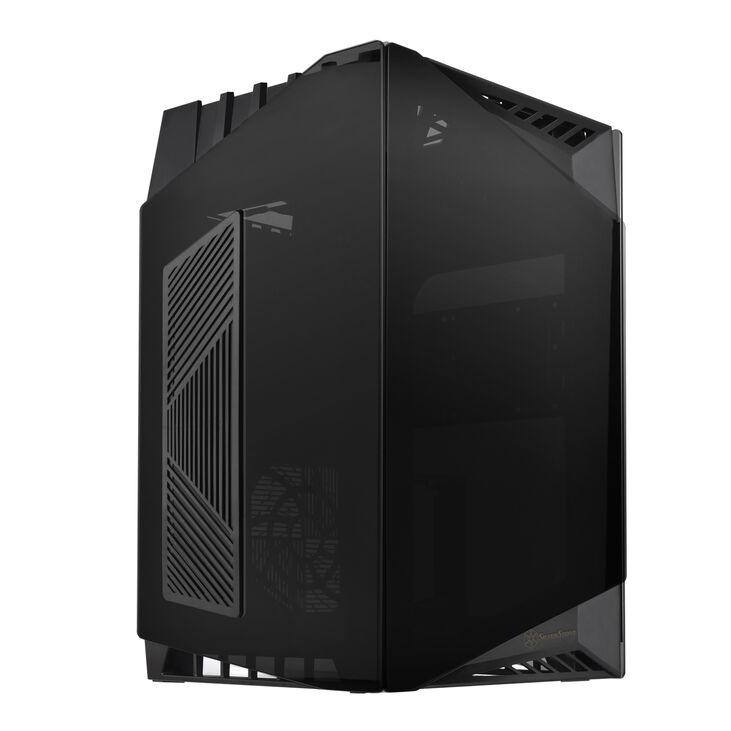 SilverStone SST-LD03B-AF Lucid Mini-ITX Gehäuse, Tempered Glass - schwarz image number 0