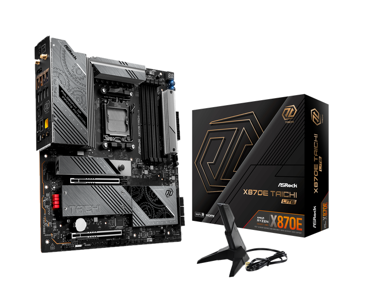 ASRock X870E Taichi Lite motherboard, Socket AM5, AMD X870E, EATX, DDR5 image number 0
