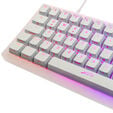 Cherry Xtrfy K5 Gaming Tastatur, TKL, RGB - transparent/wei&szlig; image number null