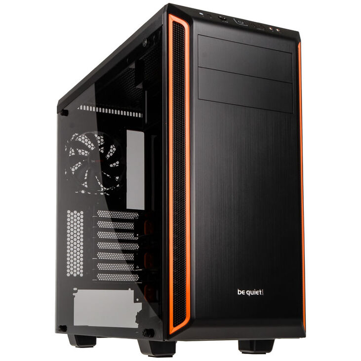 be quiet! Pure Base 600 Mid Tower - orange Window image number 0
