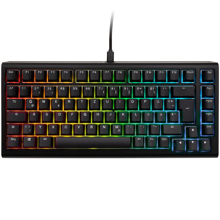 Ducky Tinker 75 Gaming-Tastatur, RGB - MX-Brown (ISO-DE) image number 1