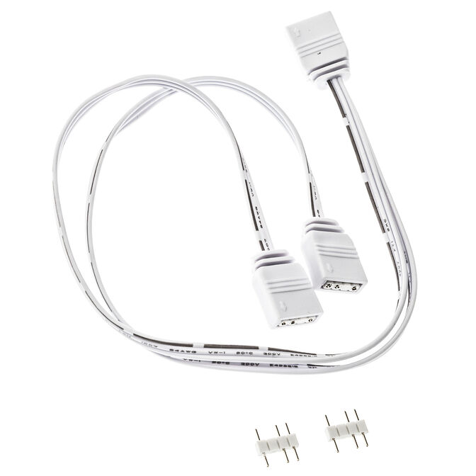 Kolink ARGB 1-2 splitter cable - 30cm, white image number 1