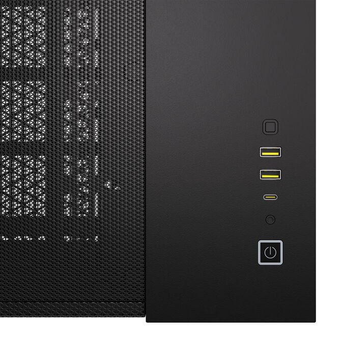Corsair 250D Airflow Micro-ATX Case, Tempered Glass - black image number 4