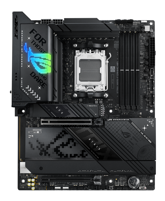 ASUS ROG Strix X870-F Gaming WiFi Mainboard, AMD X870, Sockel AM5, DDR5 image number 1