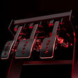 Simagic P1000i-RS Pedalset - invertiert, schwarz image number null