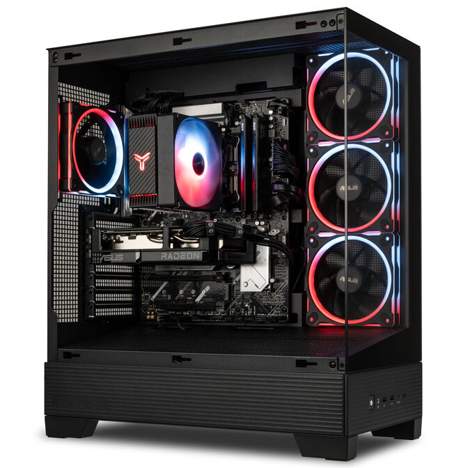 King Mod Systems Powered by ASUS Gaming-PC BattleReady, AMD Ryzen 5 7500F, RX 9060 XT - Fertig-PC mit Windows image number 3