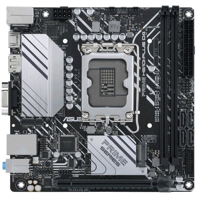 ASUS Prime H610I-Plus D4-CSM, Intel H610 Mainboard, Sockel 1700, DDR4 image number 2