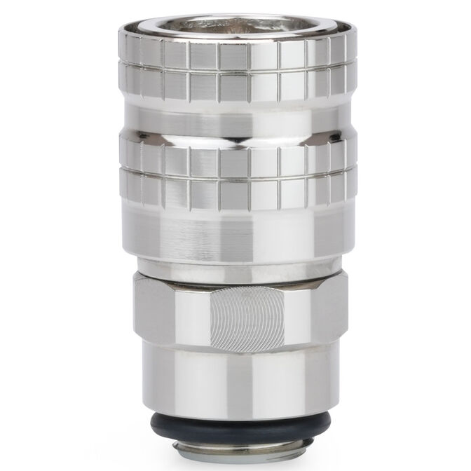 Thermal Grizzly DeltaMate Quick Disconnect Female - M, Gloss Nickel image number 1