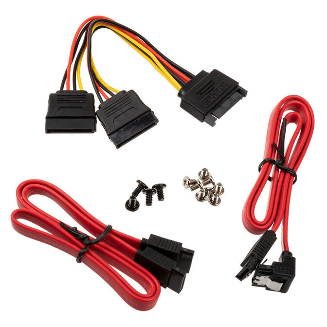Akasa Dual 2.5 Inch SSD & HDD Adapter for 3.5 Inch with SATA Cable image number 2