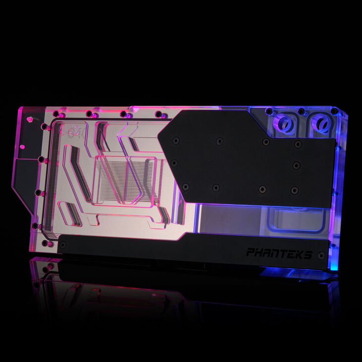 PHANTEKS Glacier G40 RTX 4090 Waterblock with Backplate for Gigabyte, D-RGB - black image number 4