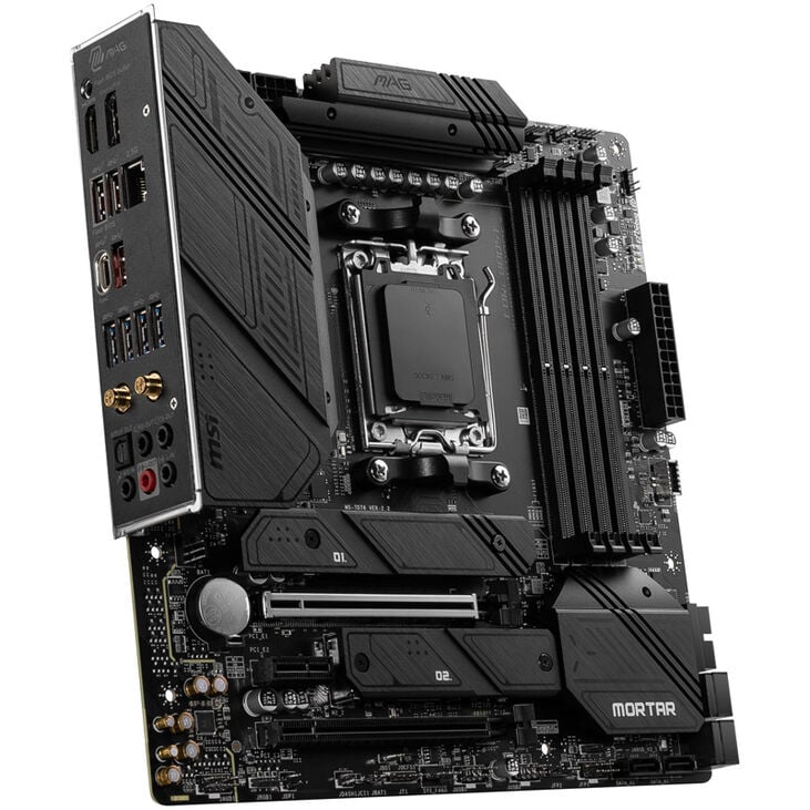 MSI MAG B650M Mortar WiFi, Sockel AM5, AMD B650M, ATX - DDR5 image number 1